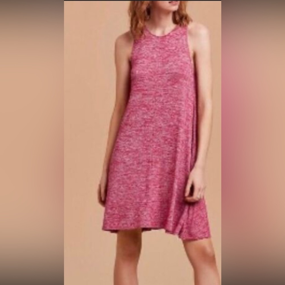Wilfred free, Aritzia hot Pink Sleeveless Heather flowing boho Rosa dress S